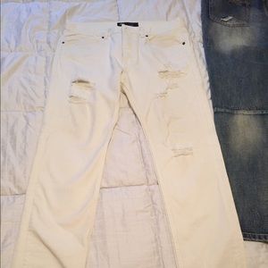 Off white color skinny jeans